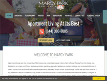 Tablet Screenshot of marcy-park.com